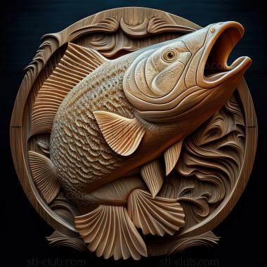 3D model st Voilehvost fish (STL)